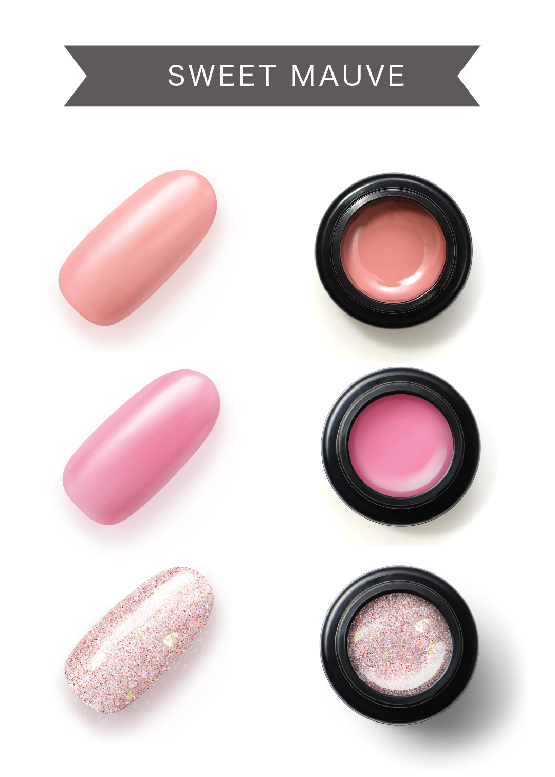 JellyNail スイートモーヴ3色セット